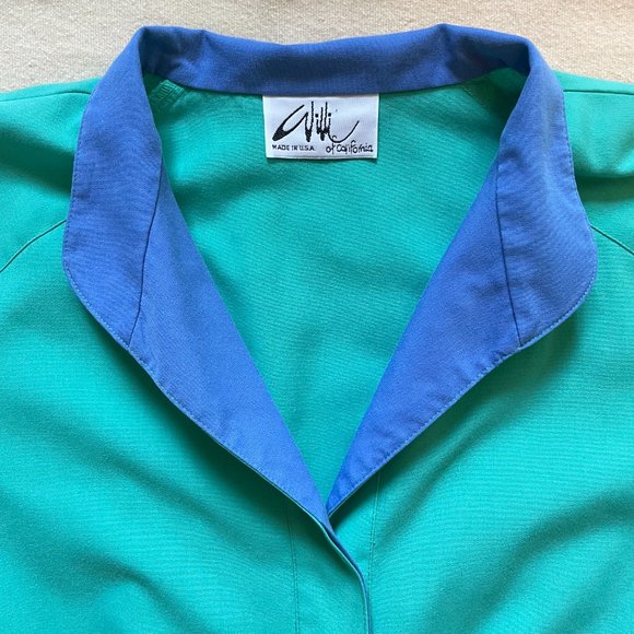 Willi of California 80s Shirt Dress with Matching Belt XL-XXL - Picture 2 of 6